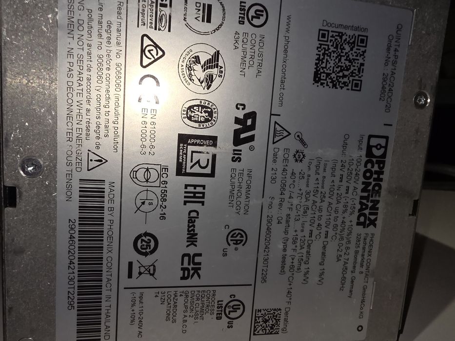 Phoenix Contact - Unitate de alimentare cu comutare primară