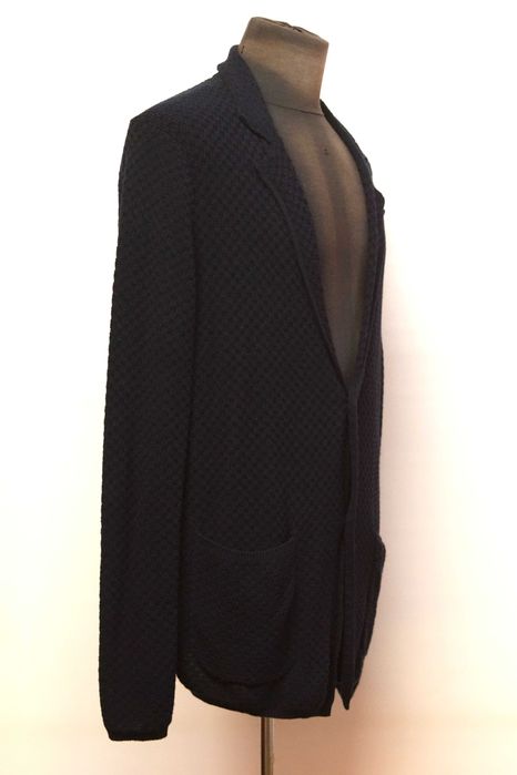 Cardigan bleumarin Baldessarini bumbac marimea 50