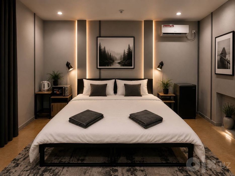 Zamonaviy Kunlik hotel bez zaks| 24/7 xizmat