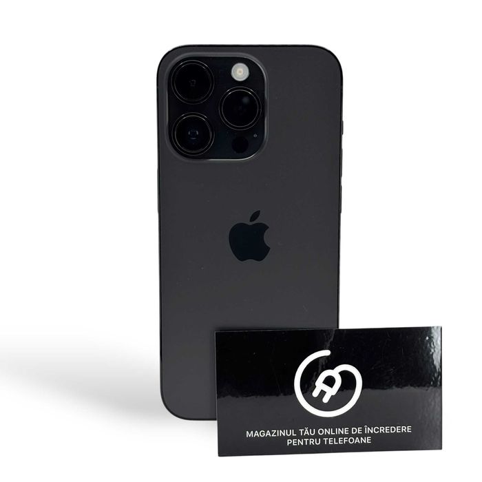 iPhone 14 Pro 128Gb Space Black Excelentă +24 Luni Garanție/Apple Plug