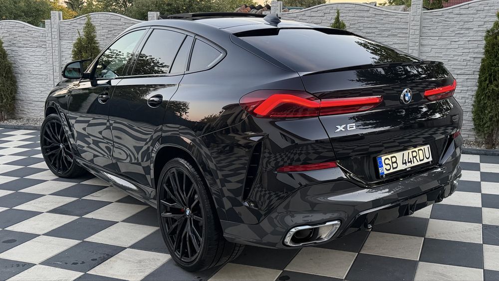 BMW X6 OZN 2021 E6 3.0 D MildHybrid 286 CP XD M-Pachet Int Ext Panoramic Laser Grila Soft Close Jante 22 Gesturi Propietar Impecabil