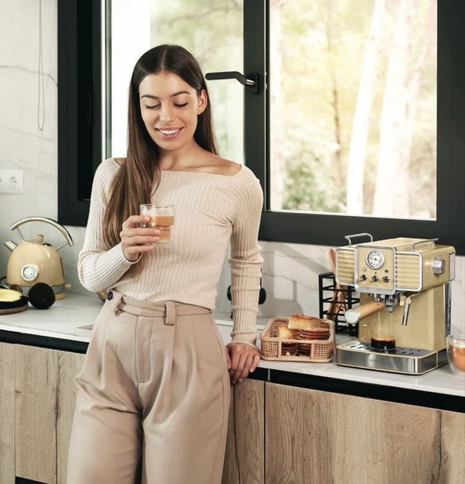 Еспресо Cecotec Cumbria Power Espresso 20 Espresso Machine Yellow