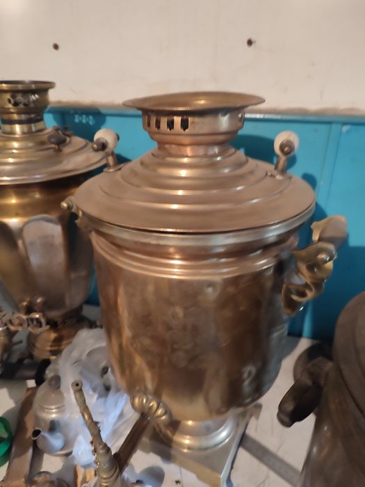 Самовар редкий царский инструменты