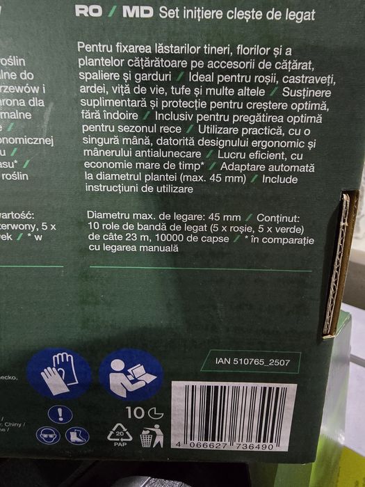 Aparat / cleste PARKSIDE de legat plante, viță de vie, legume, pomi fructiferi