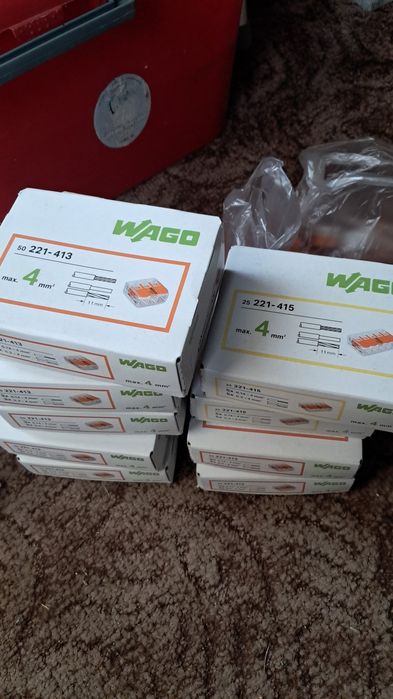 Cleme wago pentru cablu listat