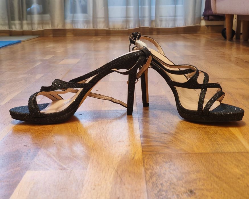 Sandale negre 38