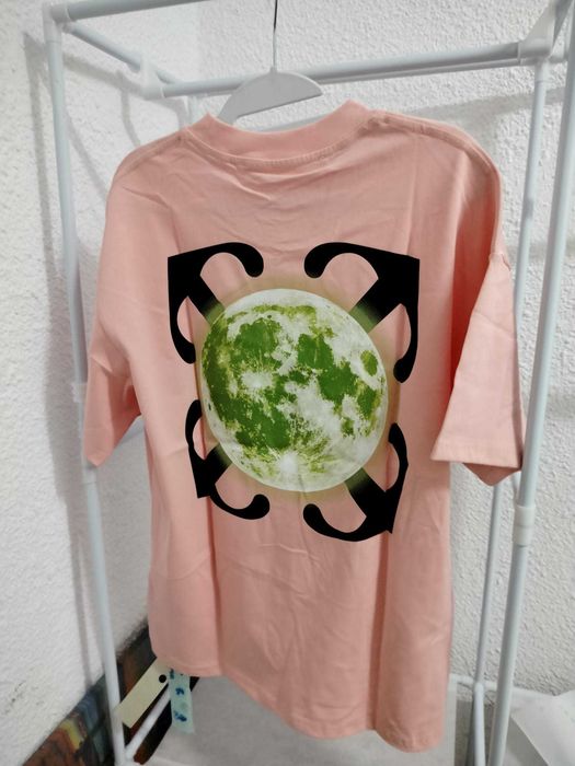 Tricou Off-White roz mărimea Xs