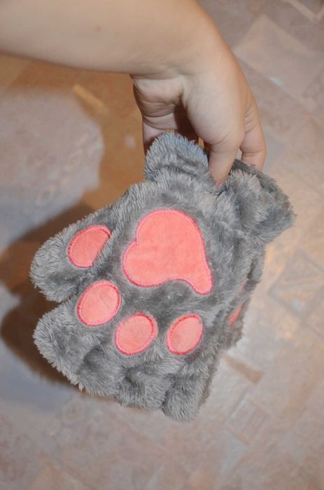 Варежки перчатки кошачьи лапки неко