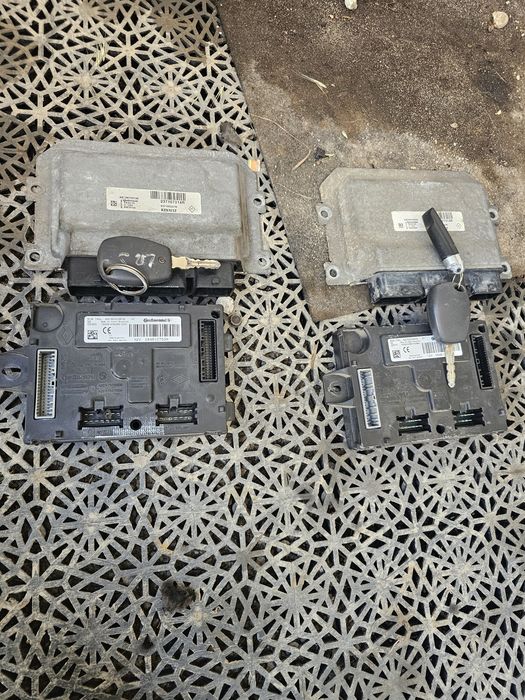 Kit pornire Calculator motor ECU Dacia Logan 2 [Fabr 2012-2020] 237107314R 1.2 Benz D4F740 55KW / 75CP