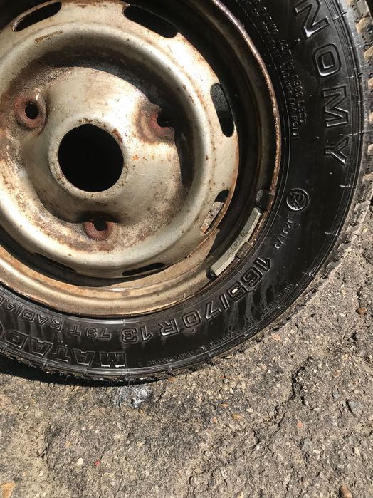 Janta 3 prezoane pe 13 cu cauciuc de iarna