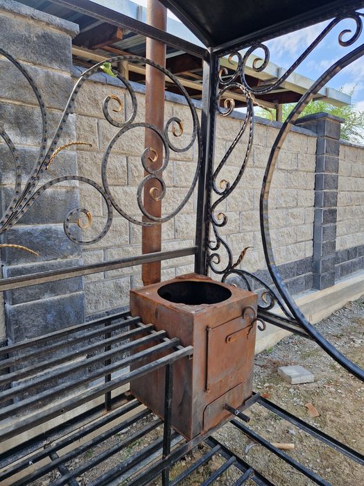 Продам стационарный мангал казан