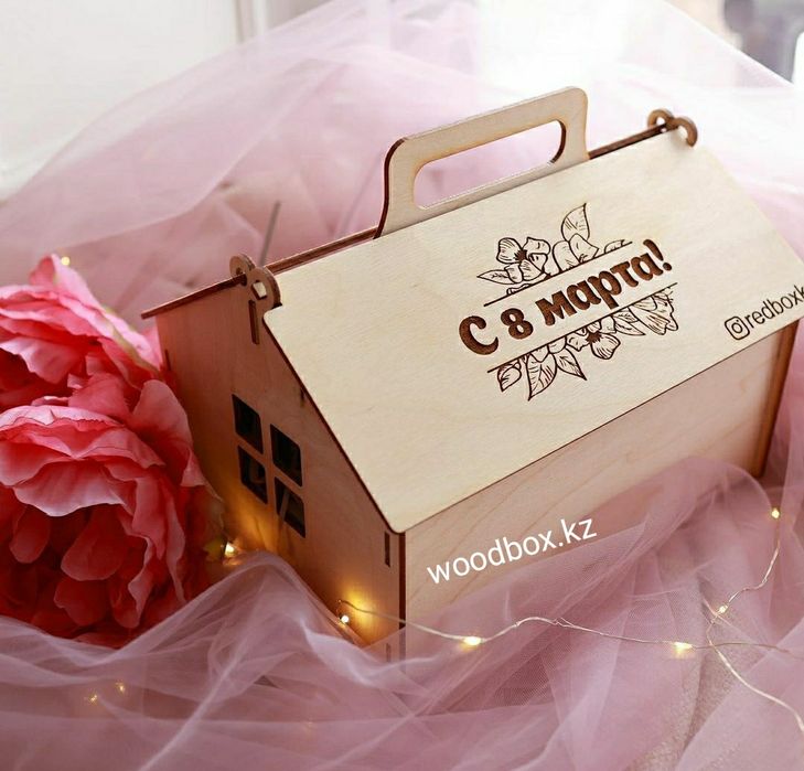 Деревянные подарочные коробки