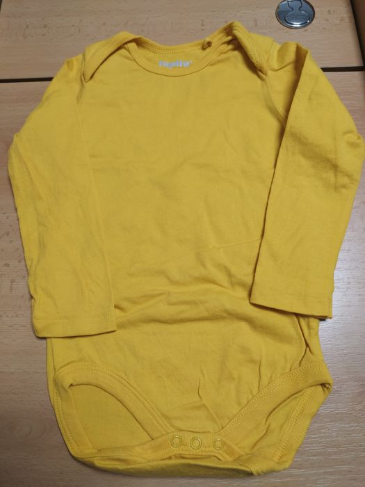 Бебешко памучно боди с дълъг ръкав  Лупилу Lupilu 74/80