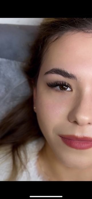 Наращивание ресниц , Ламинирование бровей