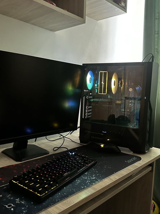 Pc gaming zmeu  nou ,ryzen 5 rgb