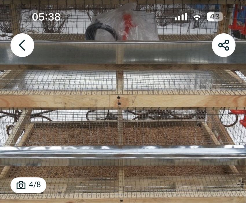 Сетка для курей трехярусная