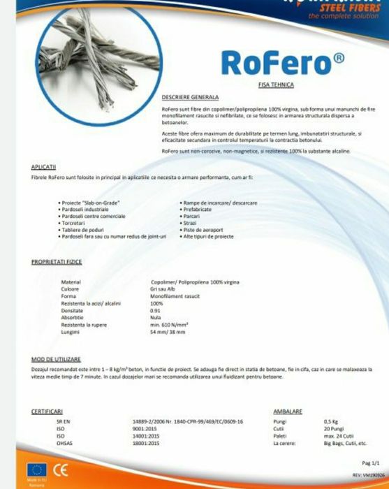 Fibre Polipropilenav 27 /kg