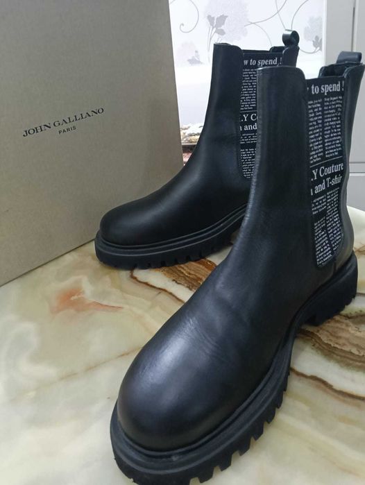 Ghete barbati John  Galliano