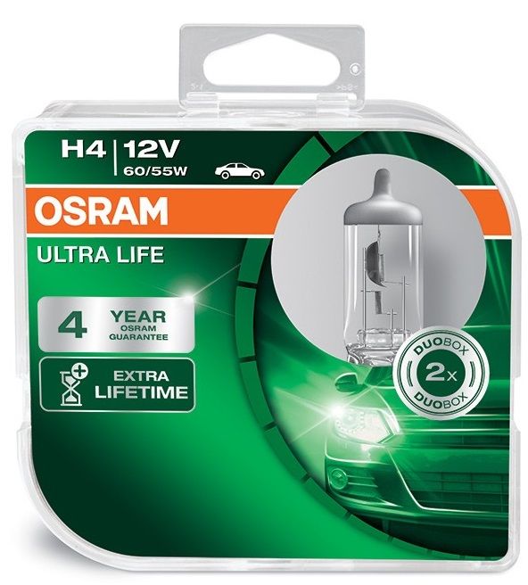 Автомобилни крушки OSRAM ULTRA LIFE H1,H4,H7,H11