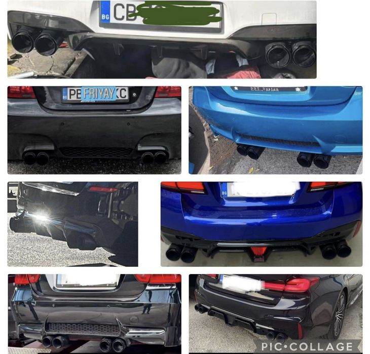 M Perfomance накрайници ауспух / M карбон E60 F10 E39 E46 E90 F32 F06