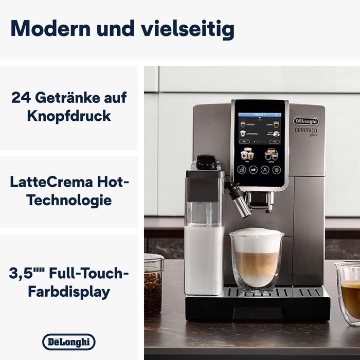 DeLonghi Dinamica Plus ECAM380.95.TB Автоматична кафемашина