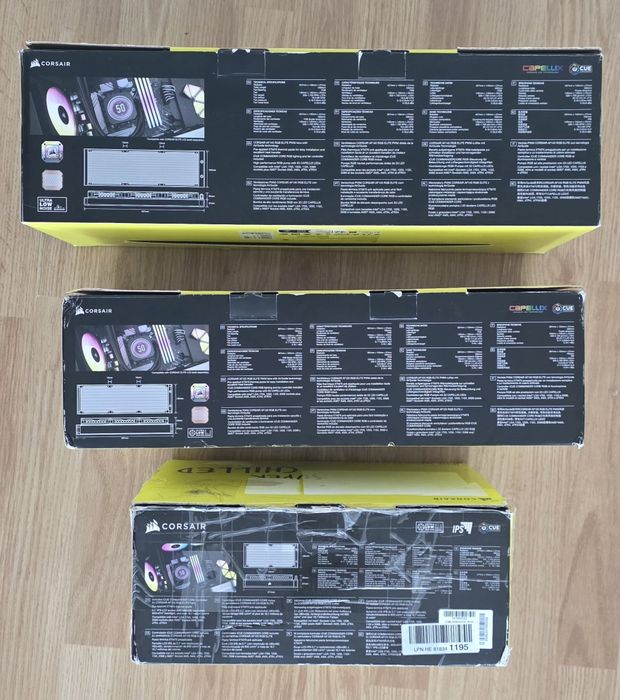 Cooler Corsair H150i, H170i, H100i - Elite Capellix XT,  pret variabil in functie de model