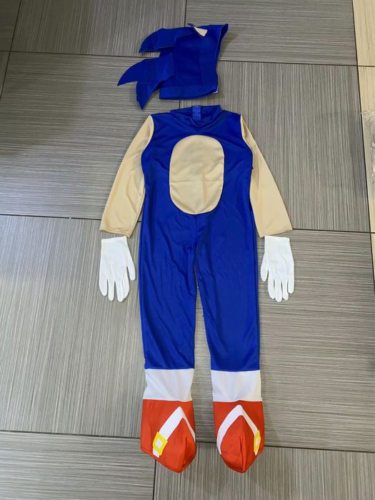 Детски костюм Соник, Подходящ за Хелоуин, Sonic