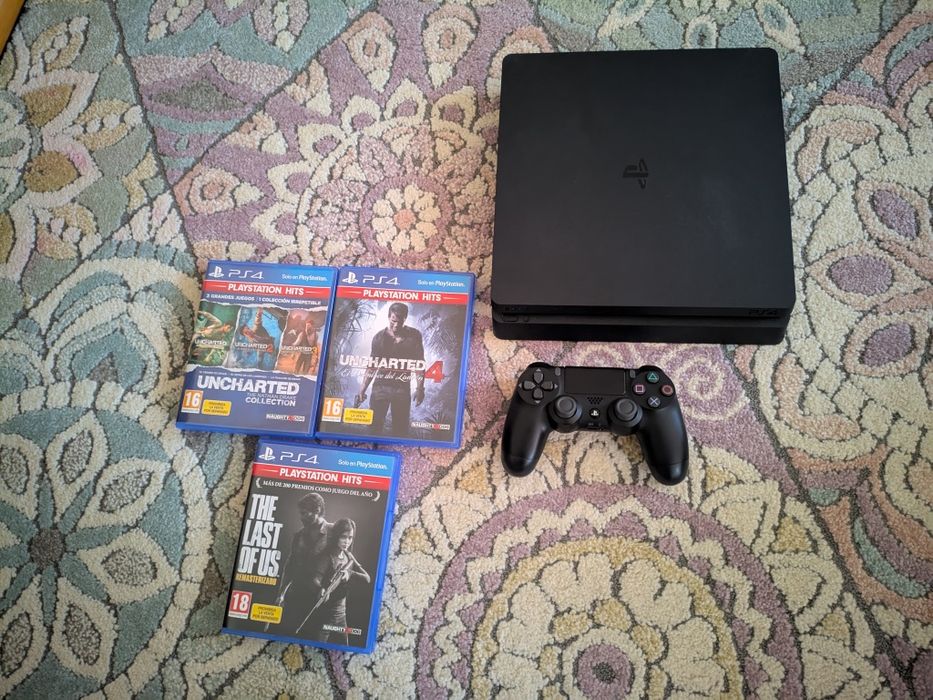 Vând PS4 Slim Modat de 500GB + Jocuri