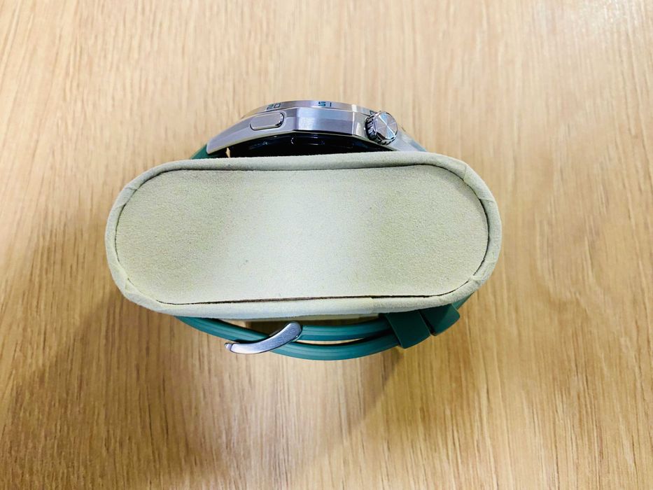 Huawei Watch GT 6, 46MM, Steel Stainless Steel Case, Green Woven Strap