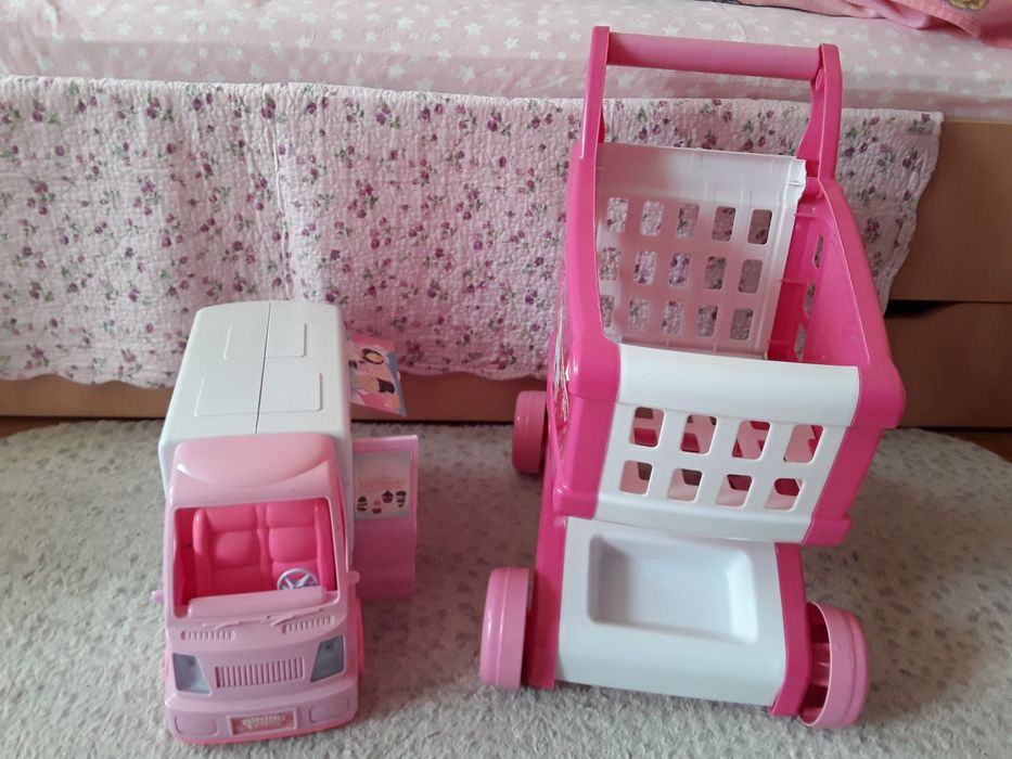Играчки пъзел пазарска количка