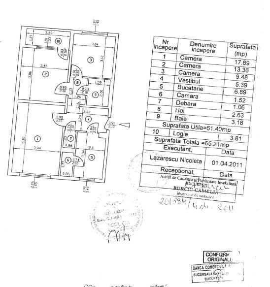 Apartament 3 camere Titan
