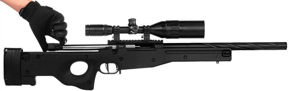 Cel mai mic pret! 5joules pusca Sniper Airsoft L96 cu luneta NOW