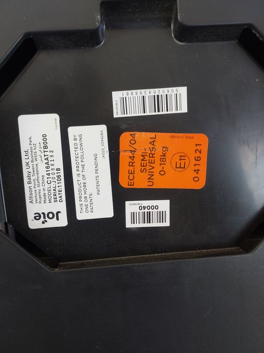 Scaun auto Joie Spin 360 ISOFIX, rotire 360°, 0–18 kg, stare foarte bună