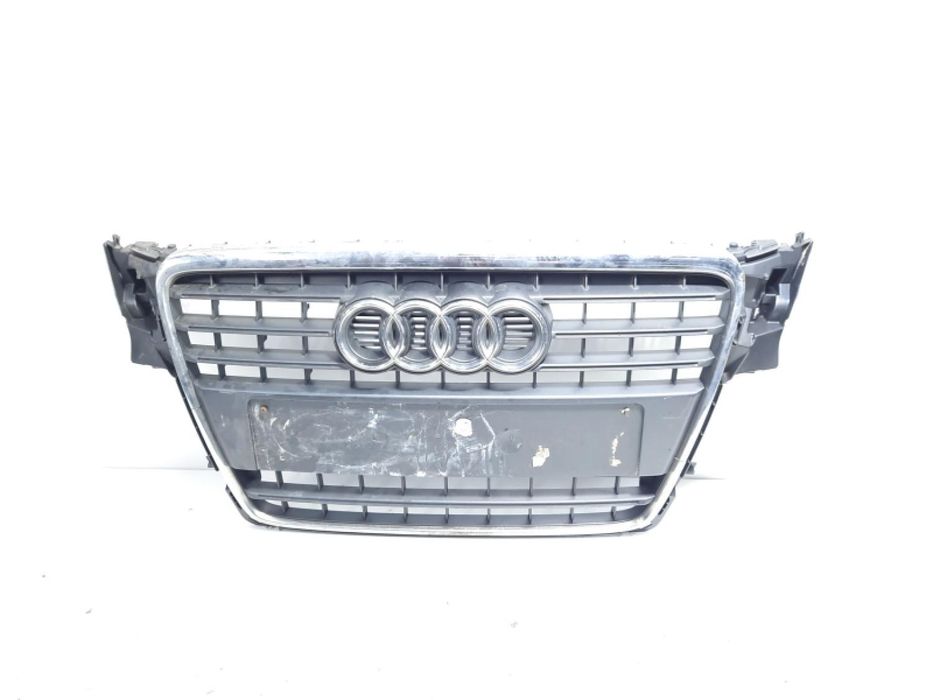 Grila bara fata centrala cu sigla, cod 8K0853651, Audi A4 Avant (8K5, B8)