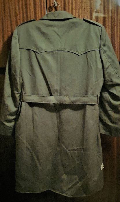 Военна шуба с подплата от естествена кожа