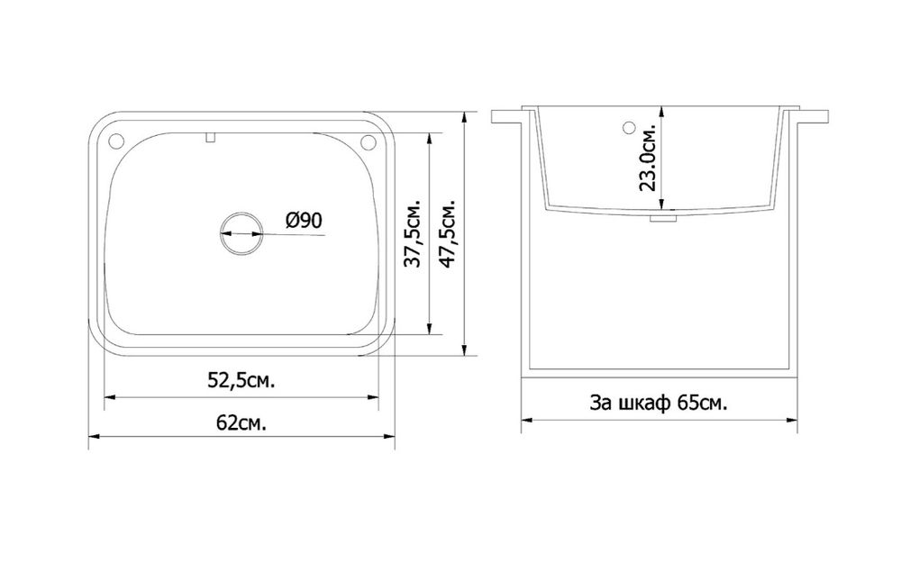 Мивки от полимермрамор и граниктит