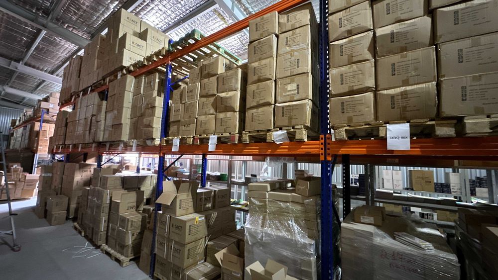 Складские стеллажи, Палетный стеллаж, Stelaj ombor uchun