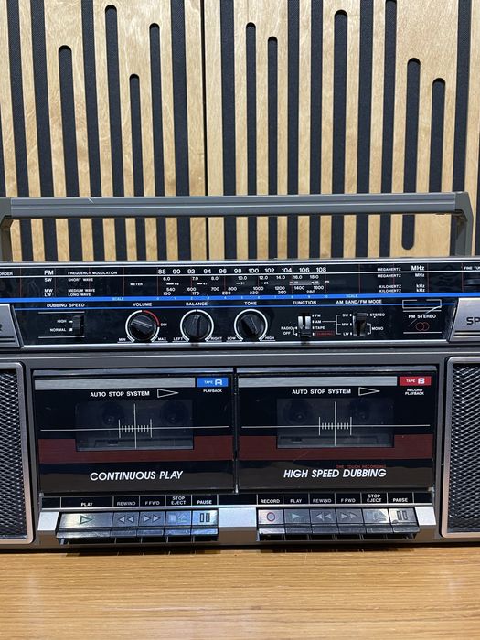 Radio casetofon boombox sanyo mw160l functional