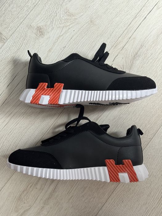 Adidasi Hermes Casual Bouncing Black