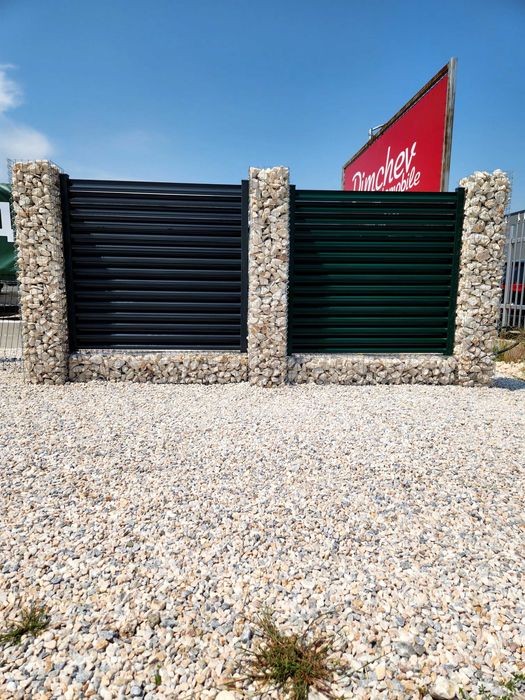 Ограда от ламели, 3D пана, ограда имитация на трева