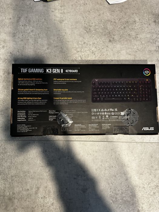 Tastatura TUF Gaming K3 Gen 2