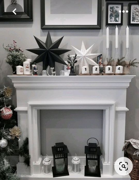 Декоративный камин из гипса