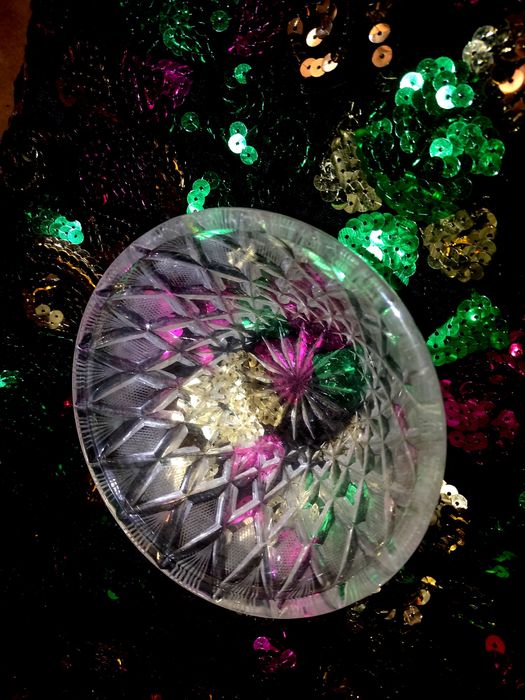 Ваза для салатов и фруктов,хрусталь