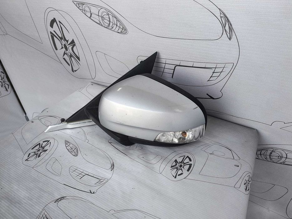 Oglindă Stânga 8 PINI Jaguar XF 2008 / 2007-2011 / Cod OEM C2Z19377 (5D2)
