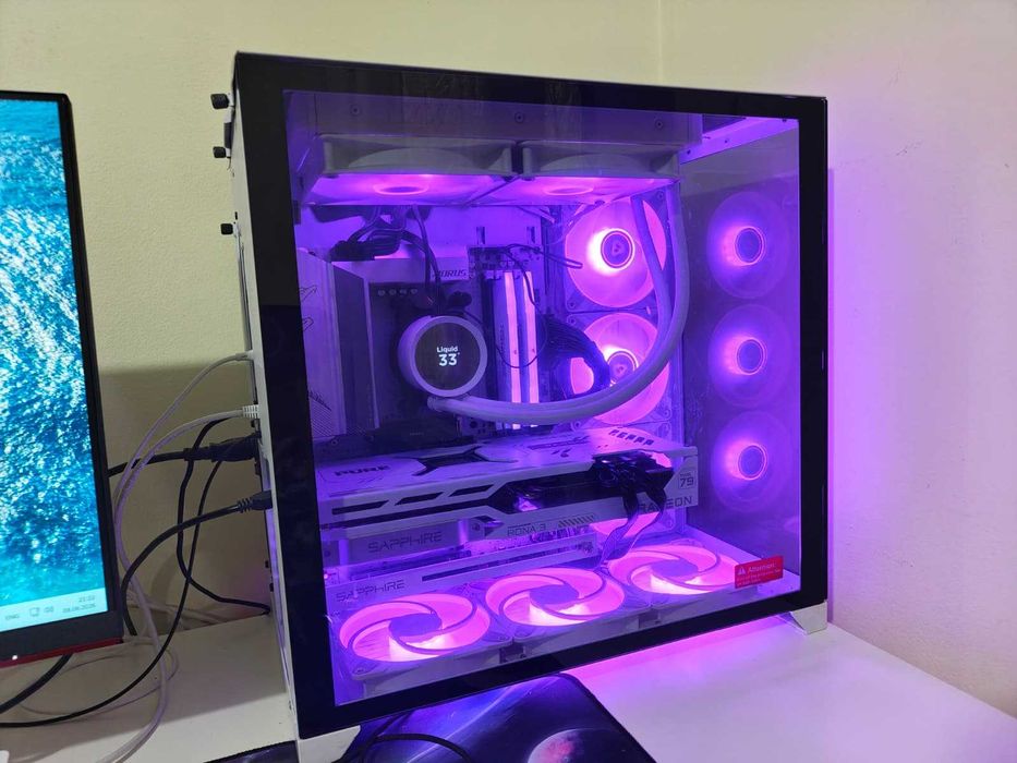 PC GAMING LIAN LI FULL WHITE ~ Ryzen 7 ~ RX 7900XT ~ Racire lichid NZXT KRAKEN ~ 32GB RAM DDR5 6000 ~ Aorus B650 ELITE ICE ~ Bijuterie de unitate