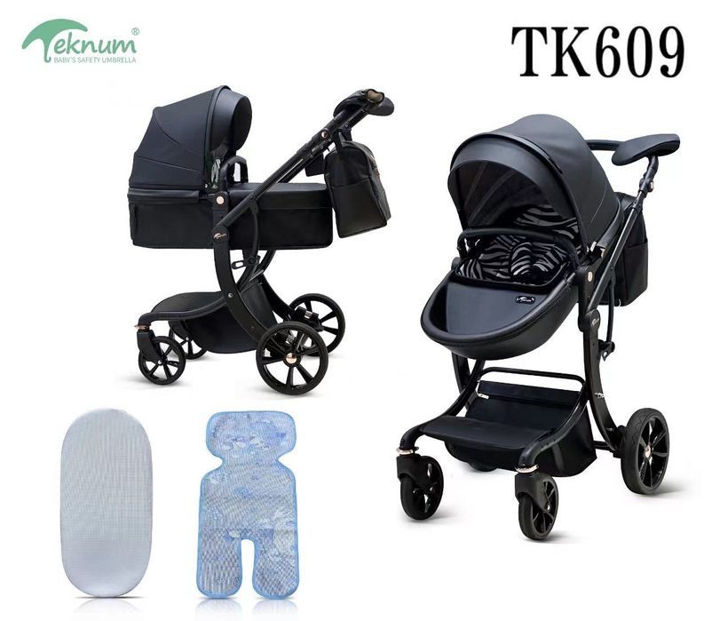 Детская коляска трансформер Teknum ТК609 до 3 лет с прогулочным блоком