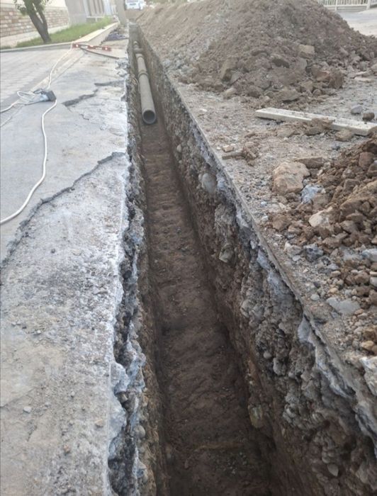 Яма Транша Падивол Ура Бассен Тунел  казиш ишлари