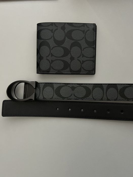 Coach колан и портфейл