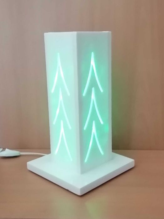 ЛЕД лампа за осветление от камък Тасос