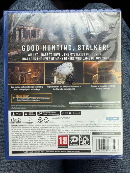 Игра Stalker 2 на PS5